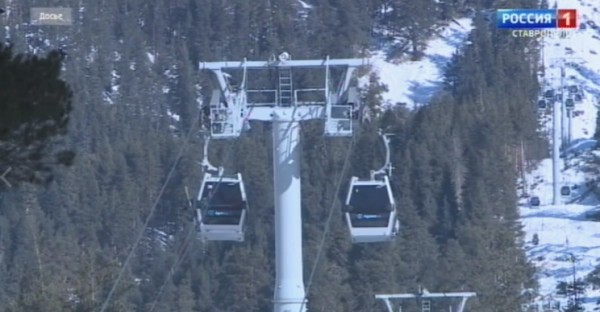 Канатную дорогу длиной более 1600 метров запустят на курорте "Домбай"