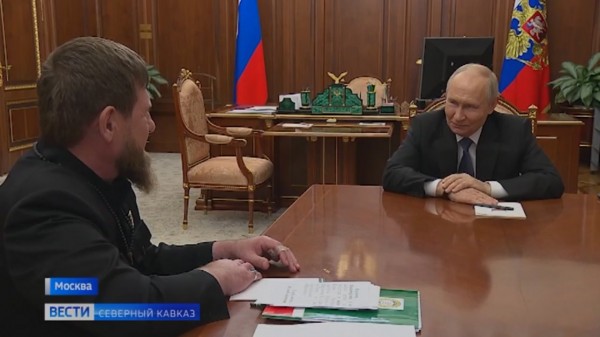 Владимир Путин встретился с Рамзаном Кадыровым