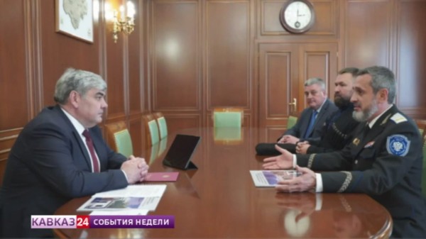 Глава Кабардино-Балкарии встретился с казачьими атаманами